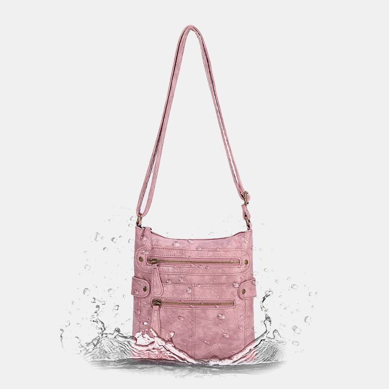 Wasserdichte Diebstahlsichere Umhängetasche Mit Mehreren Taschen Für Damen