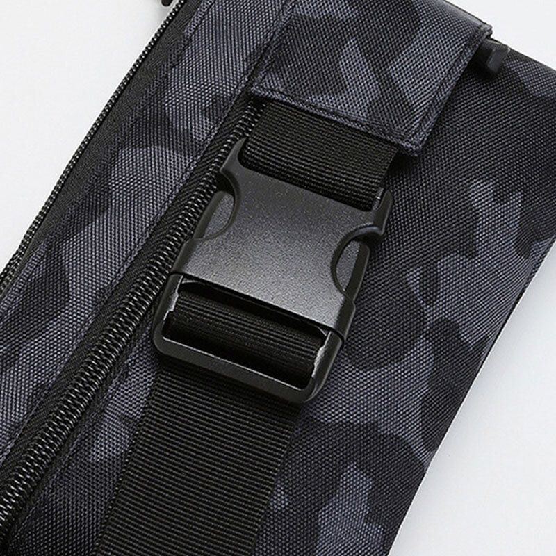 Herren Nylon Camouflage Multi Carry Multi Pocket Sport Outdoor Taktische Umhängetasche Brusttasche