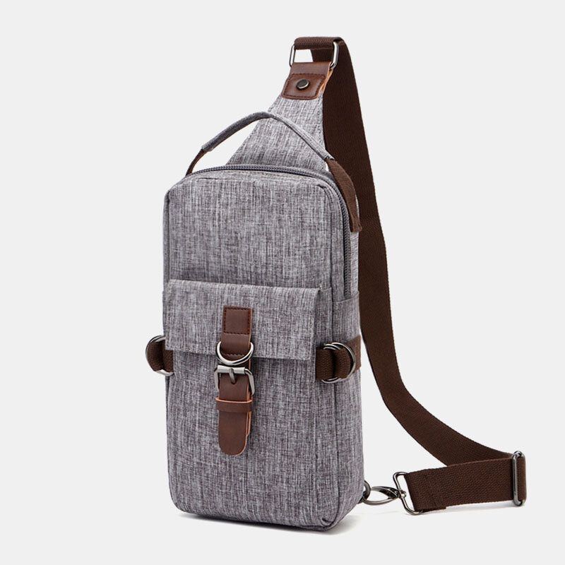 Herren Große Kapazität Wasserdicht Anti Diebstahl Outdoor Casual Umhängetaschen Brusttasche Umhängetasche