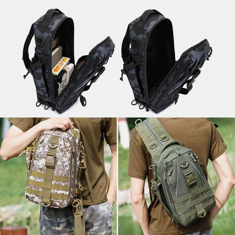 Herren Multifunktions Taktischer Rucksack Casual Sling Umhängetasche Umhängetasche Brusttasche Für Outdoor