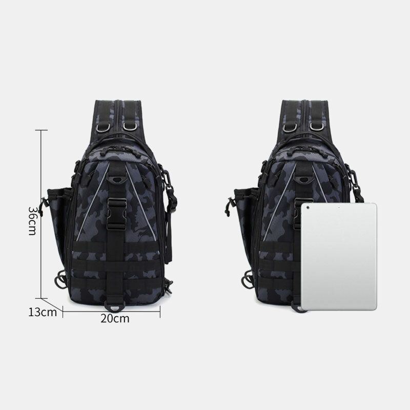 Herren Multifunktions Taktischer Rucksack Casual Sling Umhängetasche Umhängetasche Brusttasche Für Outdoor