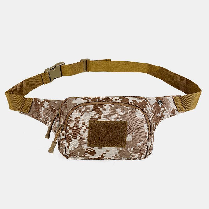 Herren Nylon Multi Carry Multi Pocket Outdoor Tactical Camouflage Reiten Gürteltasche Umhängetasche Brusttasche