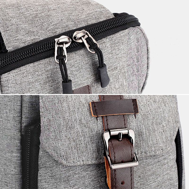 Herren Oxford Casual Verschleißfeste Multifunktions Brusttasche Mit Usb Aufladung Umhängetasche