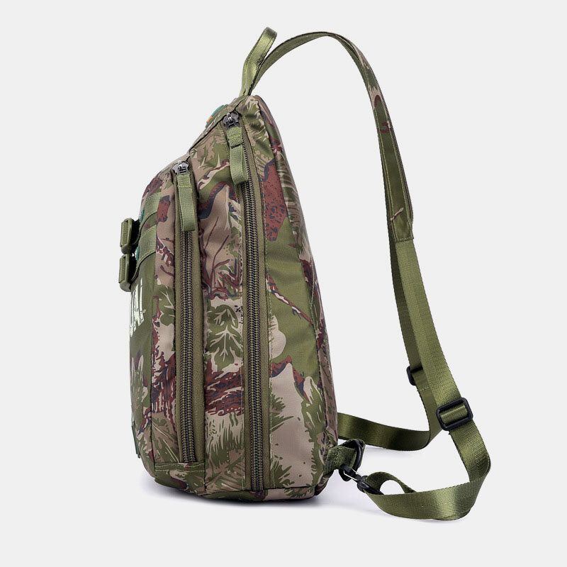 Men Camouflages Multifunktionale Wasserdichte Sport Brusttasche Mit Großer Kapazität Umhängetasche Umhängetasche Rucksack