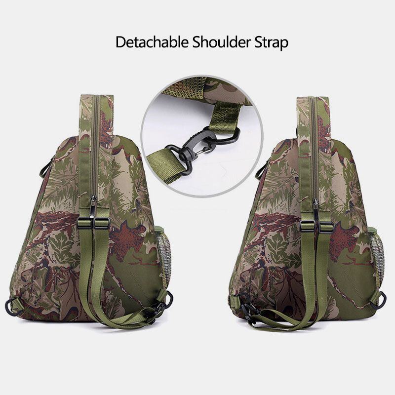 Men Camouflages Multifunktionale Wasserdichte Sport Brusttasche Mit Großer Kapazität Umhängetasche Umhängetasche Rucksack