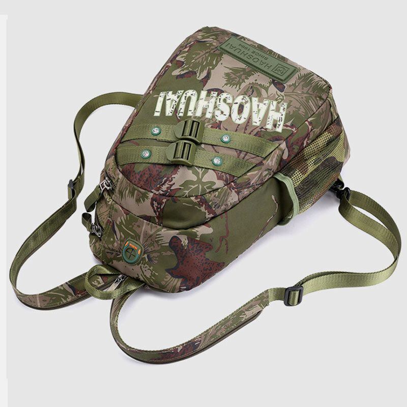 Men Camouflages Multifunktionale Wasserdichte Sport Brusttasche Mit Großer Kapazität Umhängetasche Umhängetasche Rucksack