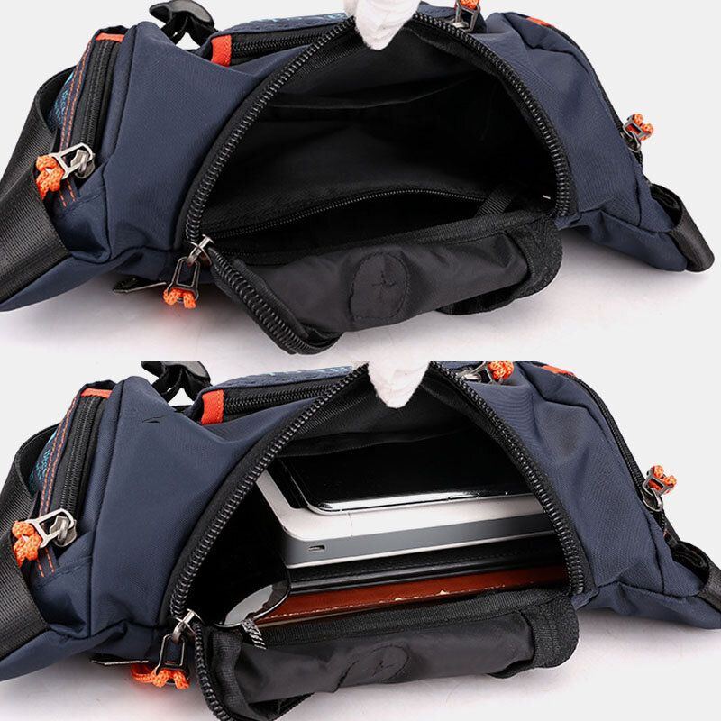 Wasserdichte Outdoor Kopfhörerstecker Umhängetasche Für Herren Brusttasche Sling Bag