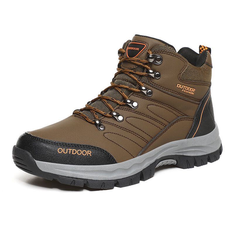 Bequeme Anti Kollisions Zehenkappe Für Herren Rutschfest Outdoor Sport Lässige Wanderschuhe