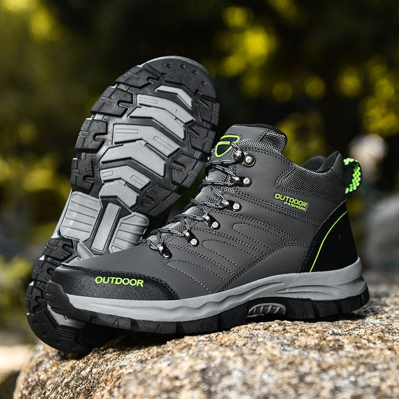 Bequeme Anti Kollisions Zehenkappe Für Herren Rutschfest Outdoor Sport Lässige Wanderschuhe