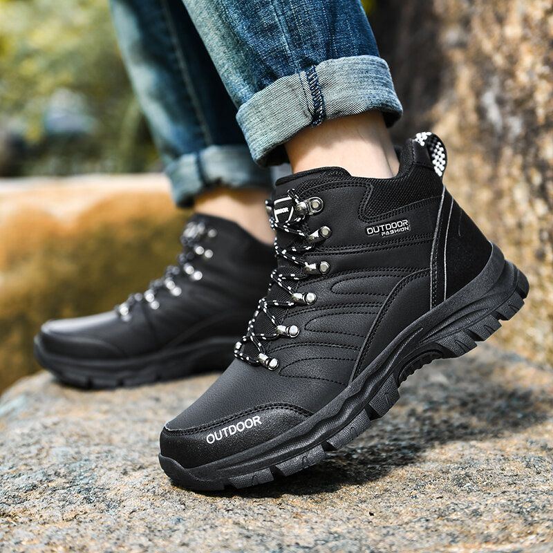 Bequeme Anti Kollisions Zehenkappe Für Herren Rutschfest Outdoor Sport Lässige Wanderschuhe