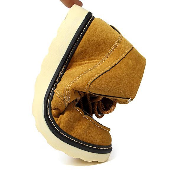 Bequeme Lässige High Top Outdoor Wildlederstiefel Für Herren