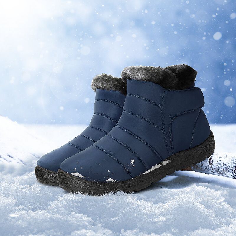 Damen Schneestiefeletten Mit Wasserabweisendem Plüschfutter