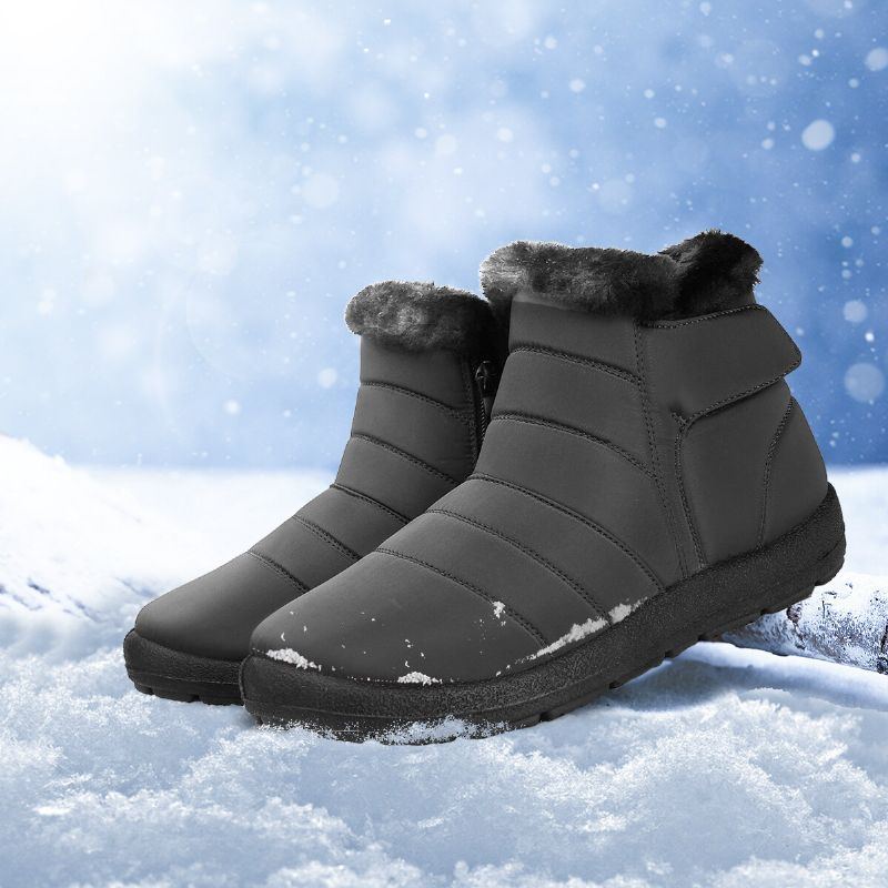 Damen Schneestiefeletten Mit Wasserabweisendem Plüschfutter