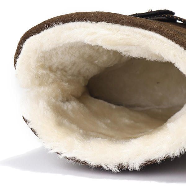 Große Winterpelzfutter Halten Warme Schneestiefel Für Damen