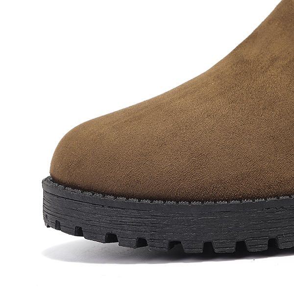 Große Winterpelzfutter Halten Warme Schneestiefel Für Damen