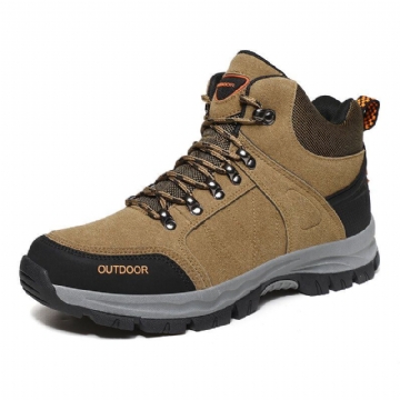 Herren Outdoor Wildleder Rutschfeste Weiche Sohle Lässige Wanderschuhe