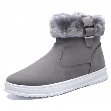 Herren Schneestiefel Mit Warmer Futtergröße Und Schnalle