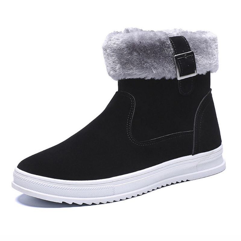 Herren Schneestiefel Mit Warmer Futtergröße Und Schnalle