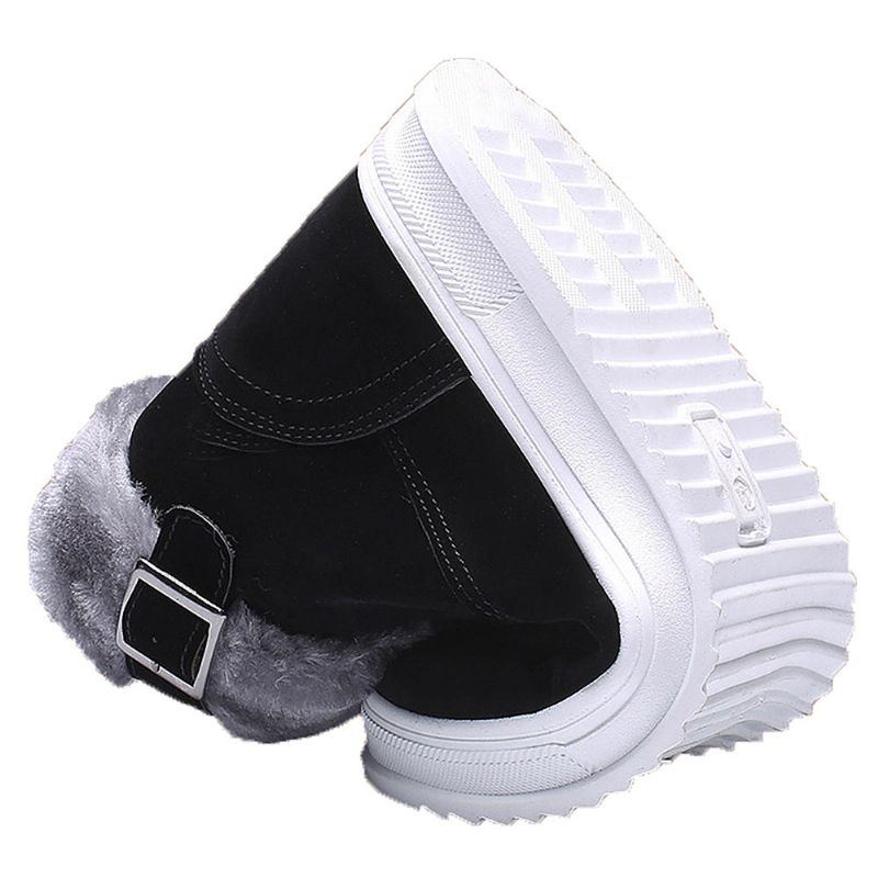 Herren Schneestiefel Mit Warmer Futtergröße Und Schnalle