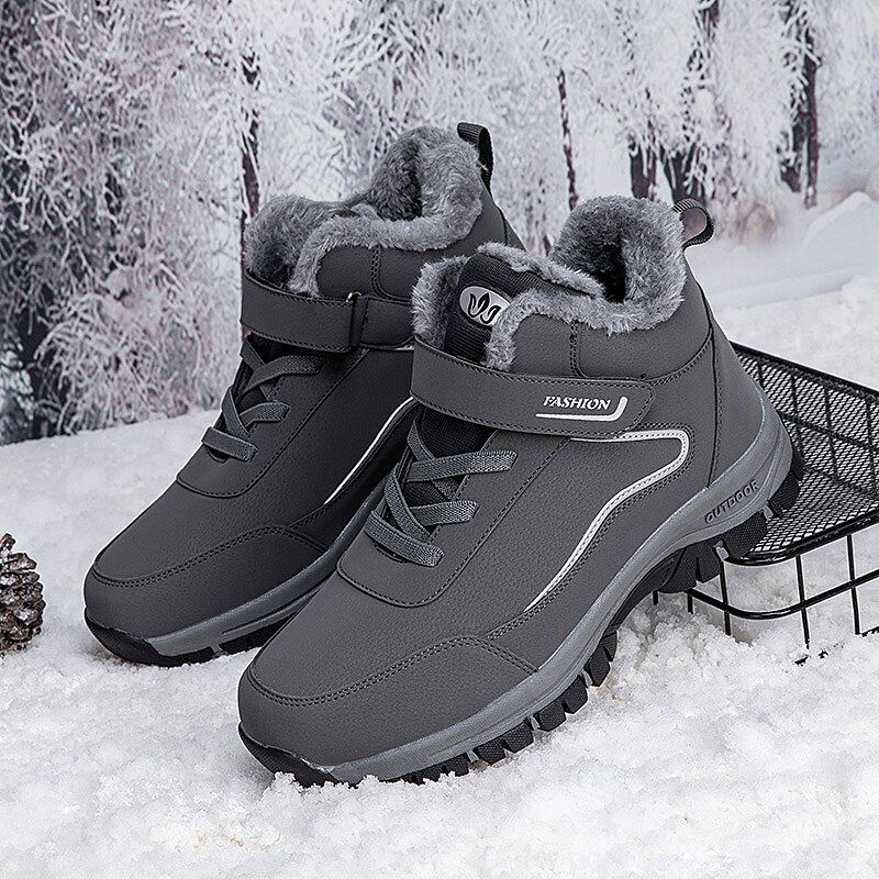 Herren Warme Outdoor Rutschfeste Kurze Lässige Wanderstiefel Schneestiefel