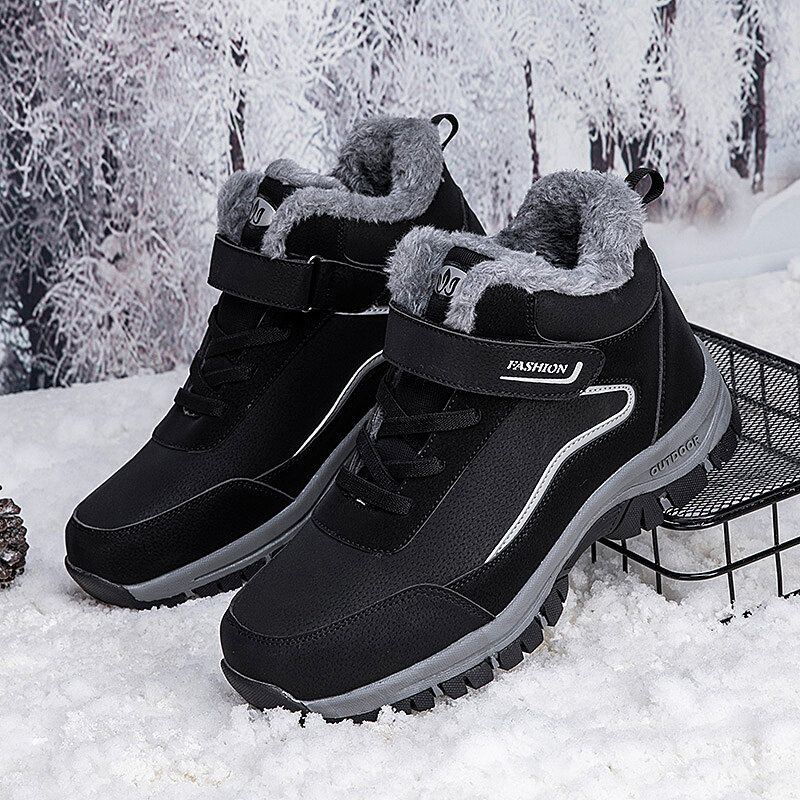 Herren Warme Outdoor Rutschfeste Kurze Lässige Wanderstiefel Schneestiefel