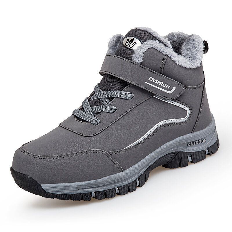 Herren Warme Outdoor Rutschfeste Kurze Lässige Wanderstiefel Schneestiefel