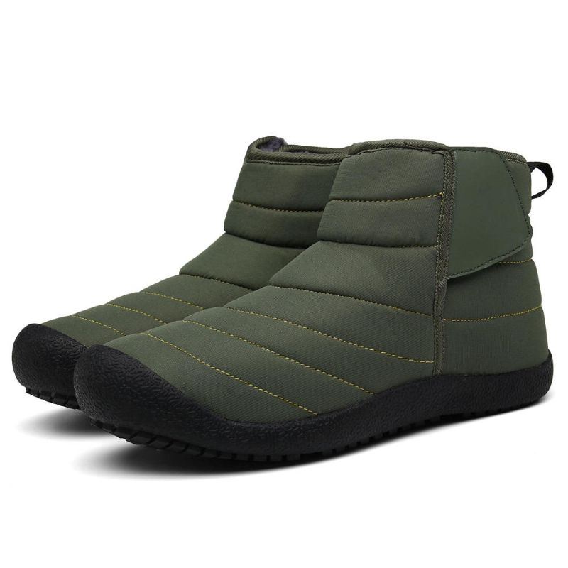 Herren Wasserabweisende Plüschfutter Warme Winter Schneestiefel