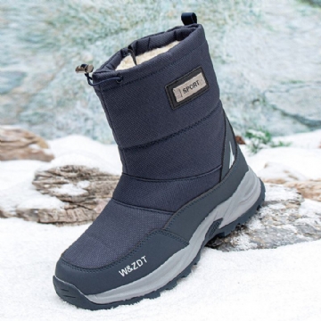 Herren Wasserdichte Rutschfeste Plus Samt Verdicken Warme Winter Outdoor Schneestiefel