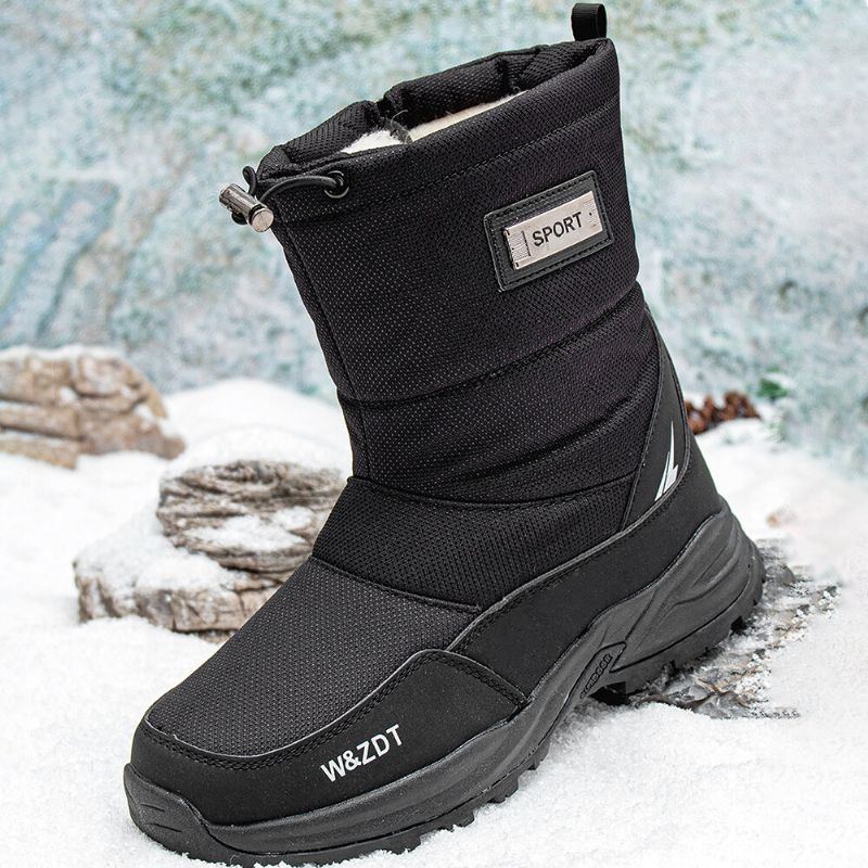 Herren Wasserdichte Rutschfeste Plus Samt Verdicken Warme Winter Outdoor Schneestiefel