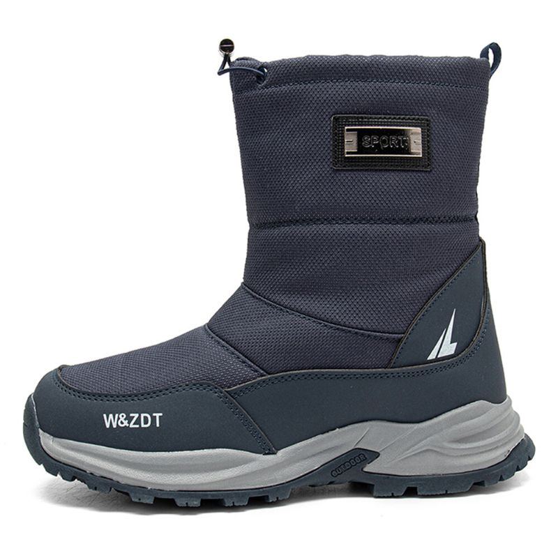 Herren Wasserdichte Rutschfeste Plus Samt Verdicken Warme Winter Outdoor Schneestiefel