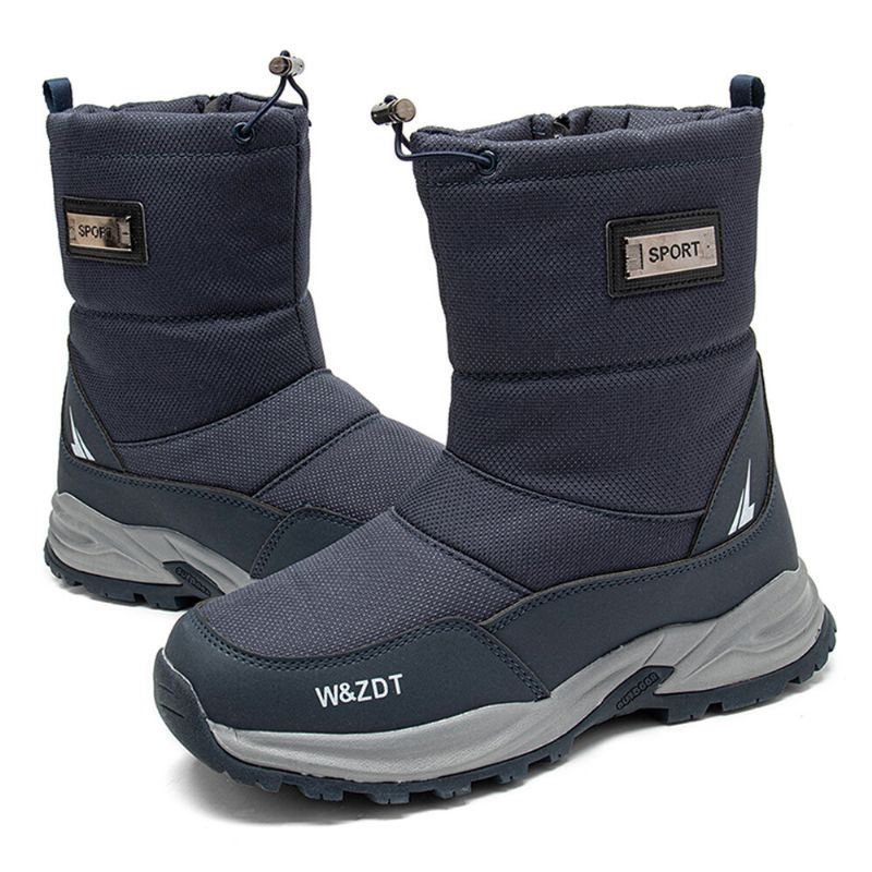 Herren Wasserdichte Rutschfeste Plus Samt Verdicken Warme Winter Outdoor Schneestiefel