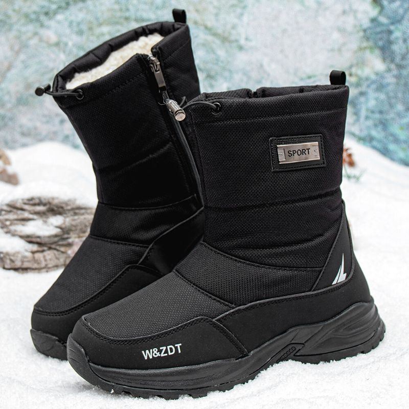 Herren Wasserdichte Rutschfeste Plus Samt Verdicken Warme Winter Outdoor Schneestiefel