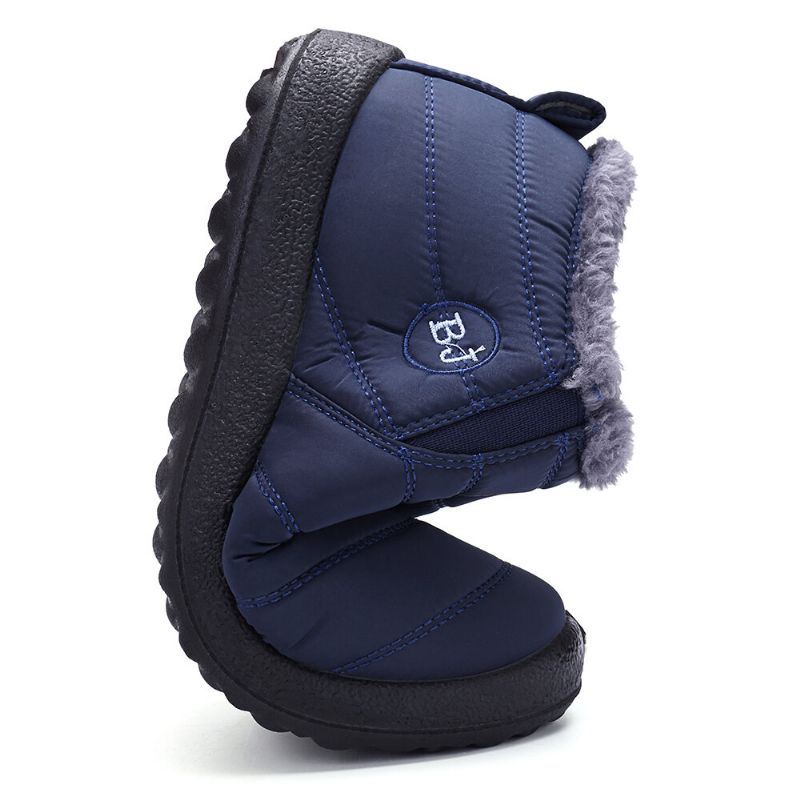 Herren Winter Baumwoll Warm Gefütterte Lässige Outdoor Schneestiefel