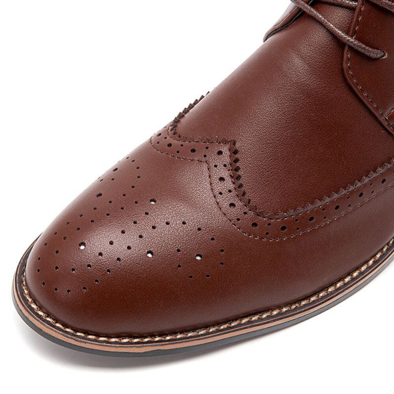 Herren Mikrofaser Weiche Sohle Hohle Atmungsaktive Verschleißfeste Retro Casual Martin Stiefel