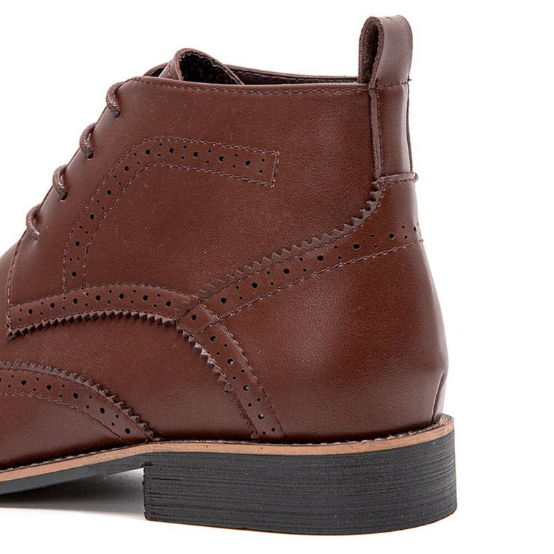 Herren Mikrofaser Weiche Sohle Hohle Atmungsaktive Verschleißfeste Retro Casual Martin Stiefel