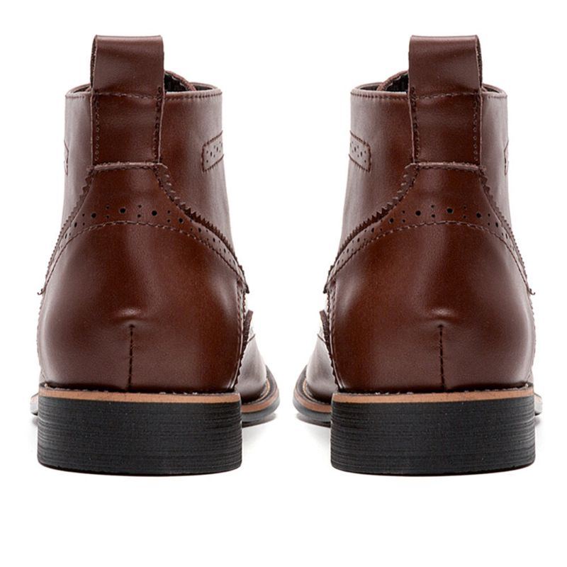 Herren Mikrofaser Weiche Sohle Hohle Atmungsaktive Verschleißfeste Retro Casual Martin Stiefel