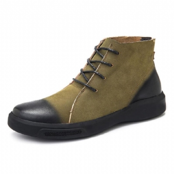 Herren Spezielle Vintage Stilvolle Lederstiefeletten