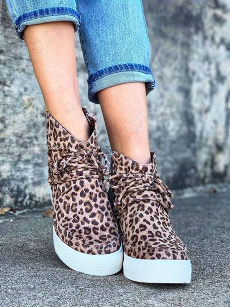 Plus Size Damen Lässige Wildleder Seitlicher Reißverschluss Stiefeletten Mit Erhöhtem Absatz