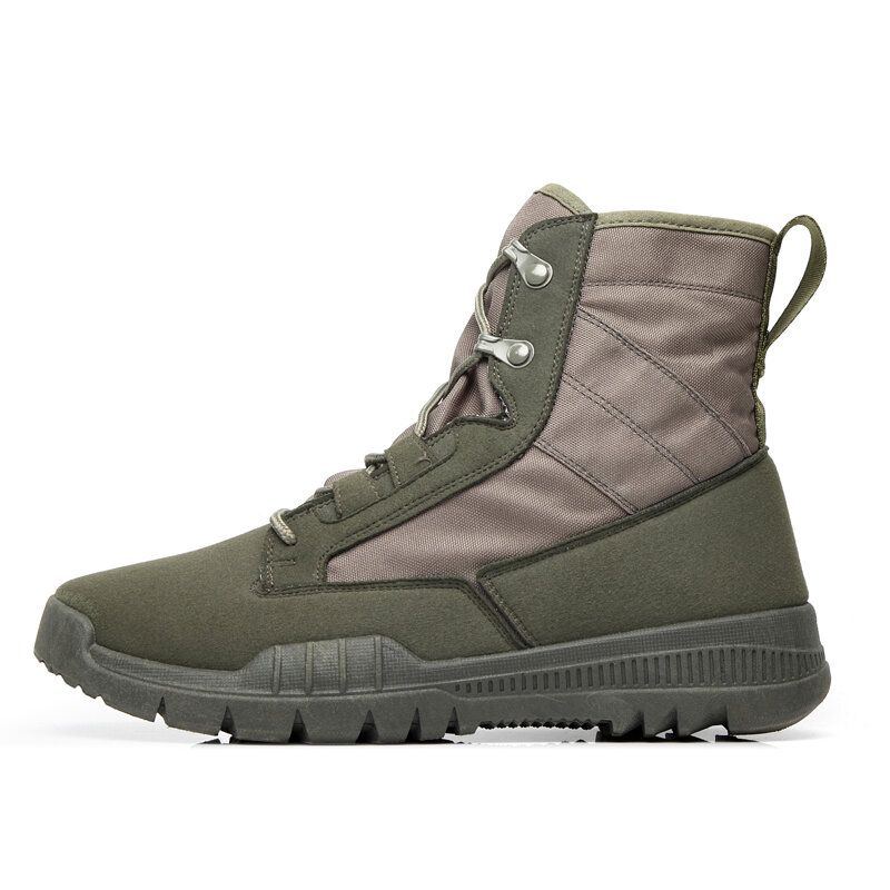 Rutschfeste Outdoor Kampfstiefel Aus Synthetik Wildleder Für Herren