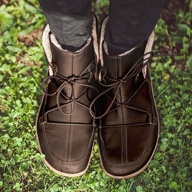 Warme Damen Schnürstiefel Aus Leder Mit Plüschfutter