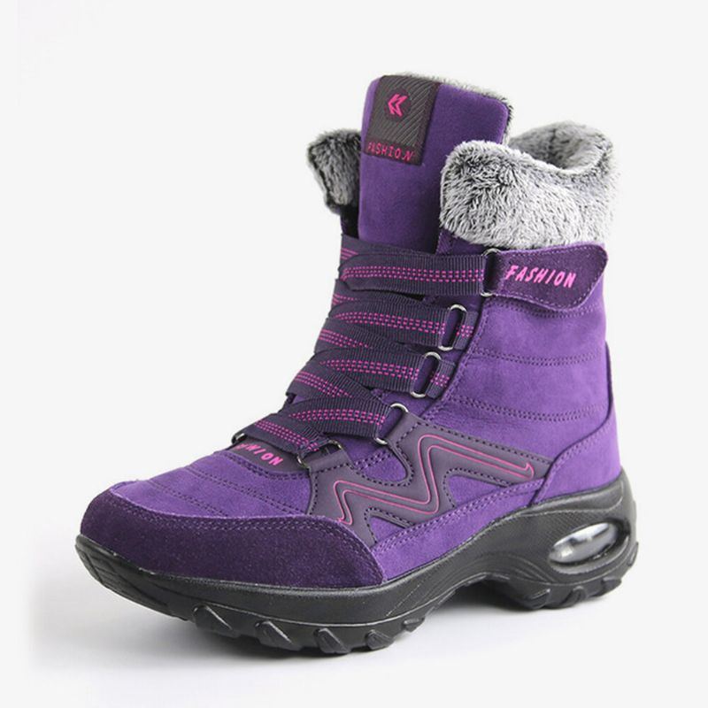 Warme Outdoor Schneestiefel Mit Luftkissen Und Weicher Sohle Für Damen