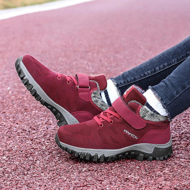 Warme Plüschschuhe Für Damen Bequeme Schneestiefel