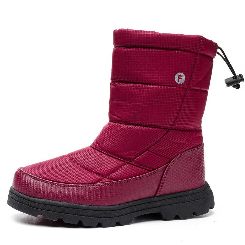 Wasserdichte Automatische Schnürsenkel Winter Schneestiefel Für Damen