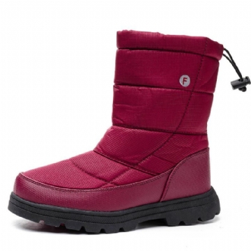 Wasserdichte Automatische Schnürsenkel Winter Schneestiefel Für Damen