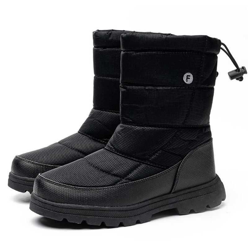 Wasserdichte Automatische Schnürsenkel Winter Schneestiefel Für Damen