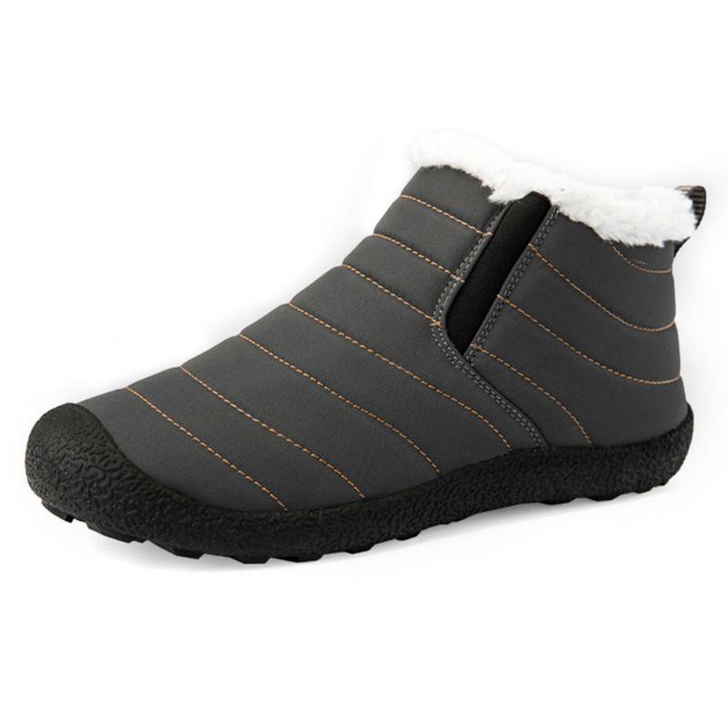 Wasserdichte Warme Schnee Slip On Outdoor Stiefeletten Für Damen