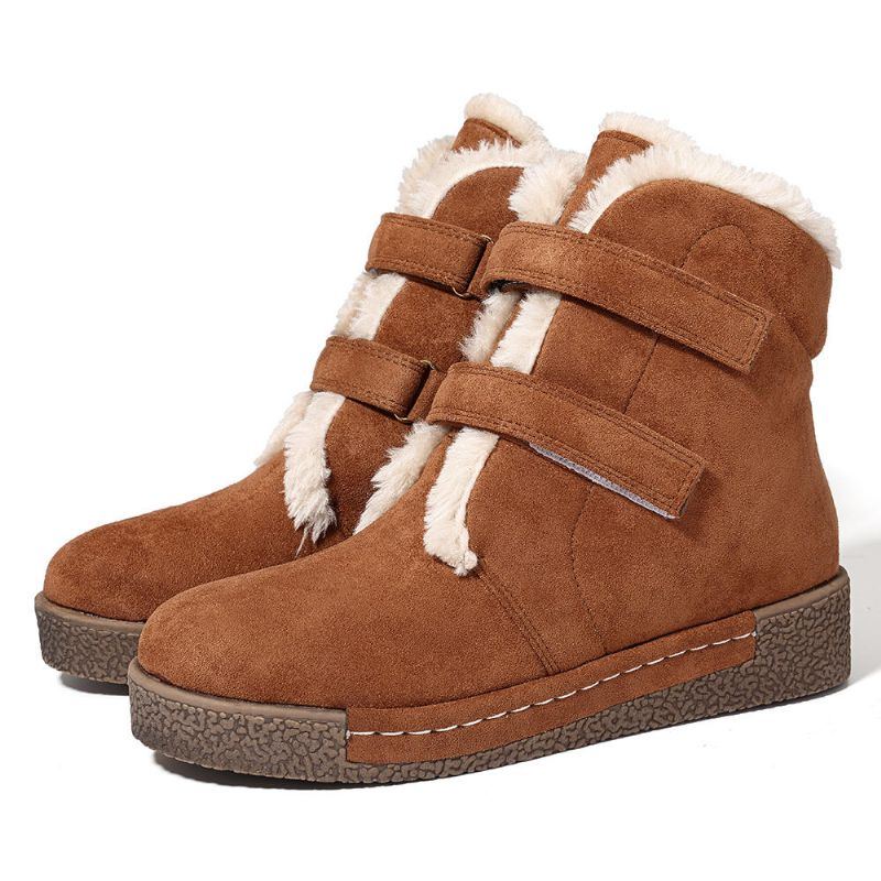 Winter Outdoor Klettverschluss Schneestiefel Für Damen