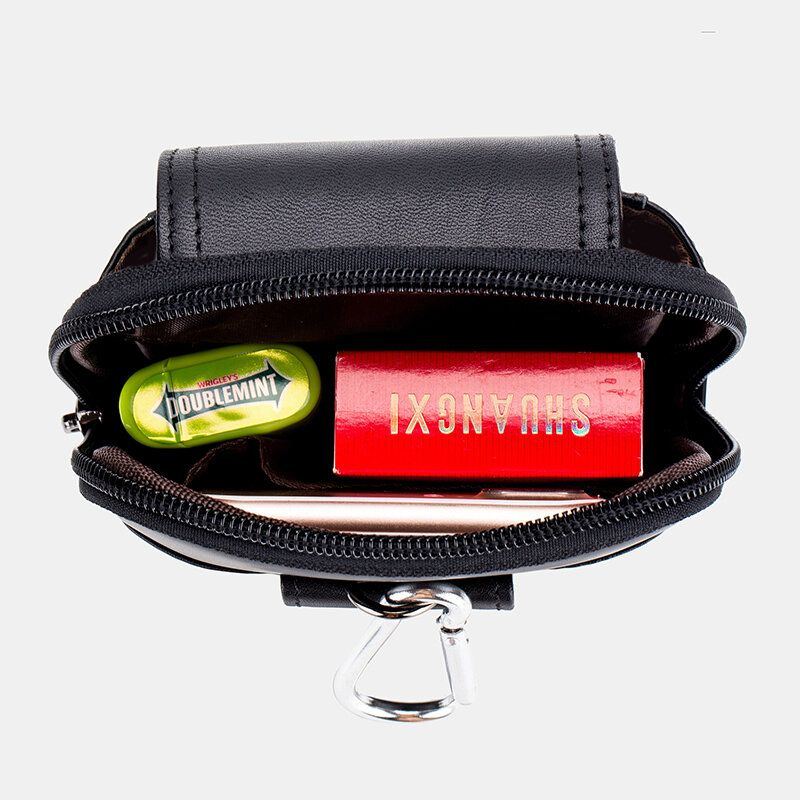 Handytasche Aus Echtem Leder Gürteltasche Businesstasche Für Herren