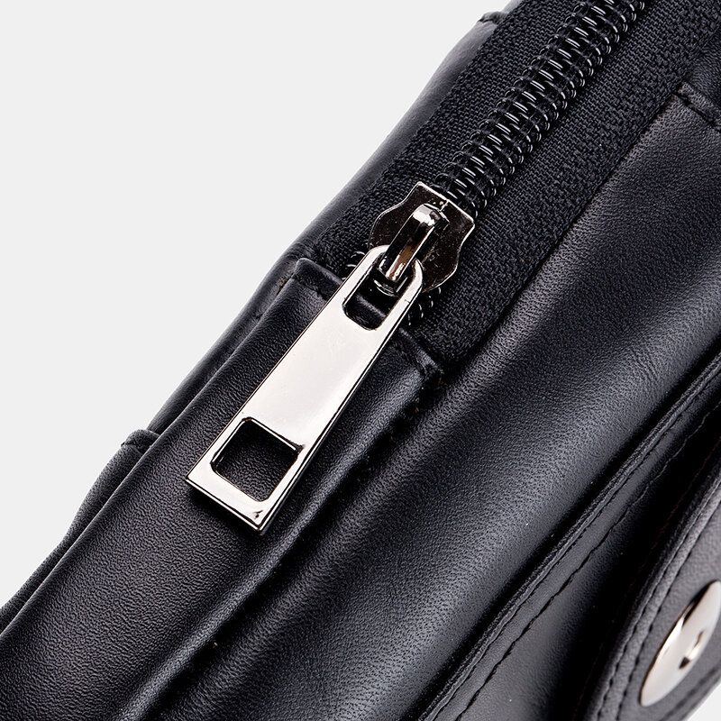 Handytasche Aus Echtem Leder Gürteltasche Businesstasche Für Herren