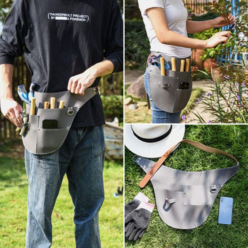 Multifunktions Gartengerät Für Herren Lederholster Gürteltasche Gartenschere Aufbewahrungstasche